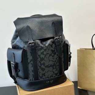 New Genuine Leather Travel Men's Bag Bag Large Capacity Business Backpack Fashion Casual Travel Bag Backpack Computer Bag