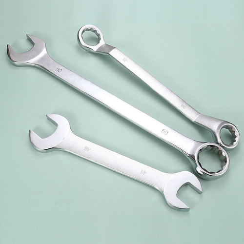 Manufacturer sells two-end open-end wrench, double-end dead wrench, dual-purpose wrench, plum blossom wrench, large wrench