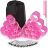 50-piece set rose red 240g (6.0+4.5+3.6+2.5 each 6+24 metal hairpins+1 steel needle comb+1 non-woven bag)