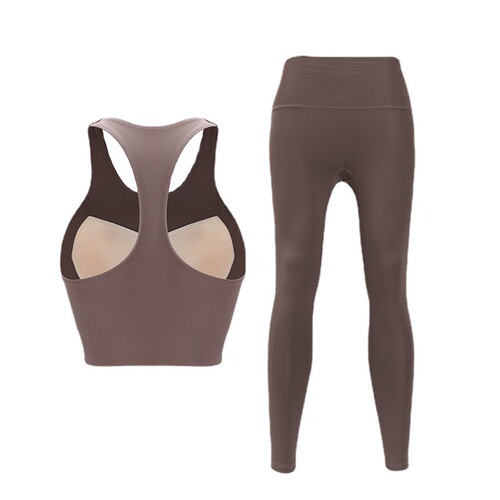 Fitness wear women's tight 2024 large size quick-drying yoga wear tops set professional running underwear sportswear summer