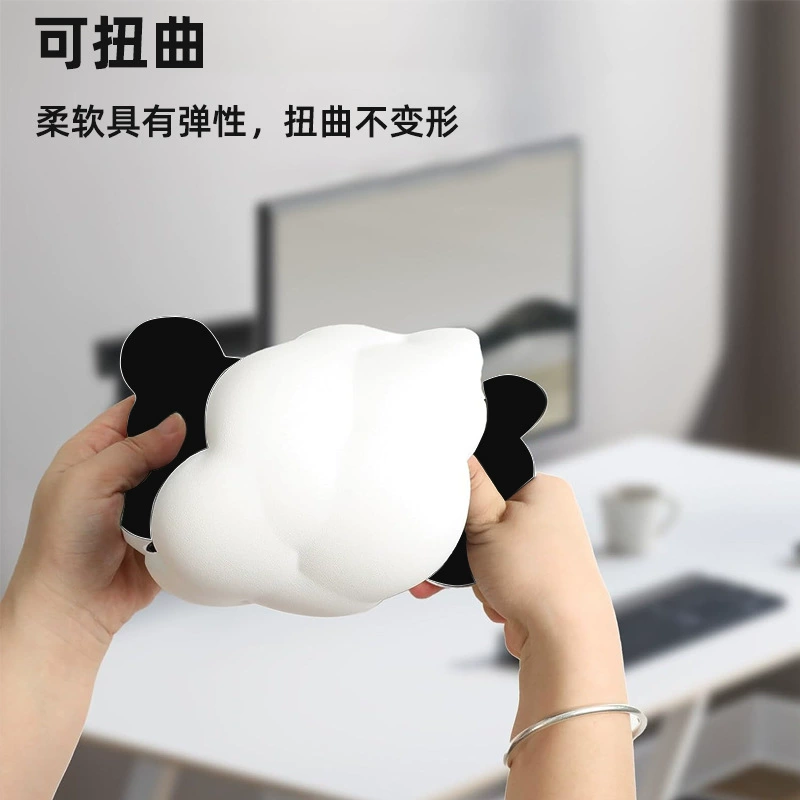 Leather memory foam palm rest, cloud wrist pad, 15×8×2.3 cm, soft typing support