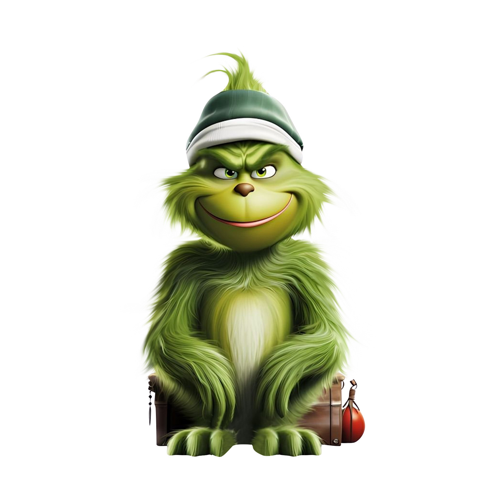 Navidad transfronteriza dibujos animados Grinch colgante creativo decoración del árbol de Navidad colgante acrílico colgante