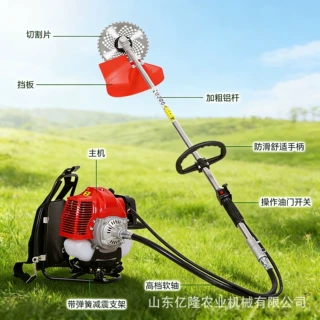 CG435四冲程侧挂式除草机 1.4KW大功率便携割灌机 园林草坪割草机