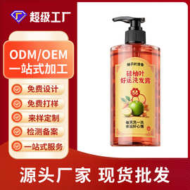 碌柚叶洗发水贴牌定制控油蓬松洗发露好运草本洗发膏抖音爆款代工