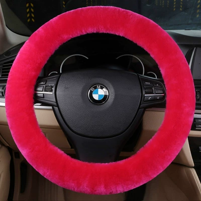 Steering wheel cover — Interior Accessories - korean-red-35cm-42cm-are-suitable