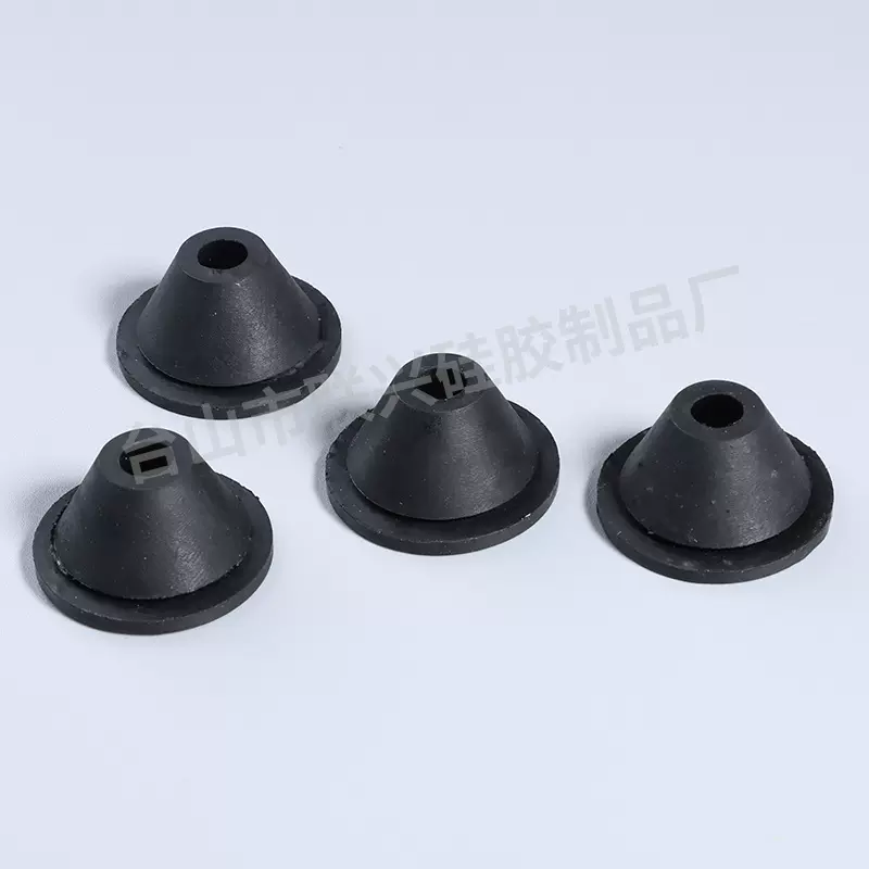 厂家直供硅胶护线塞 黑色橡胶护线圈 锥型过线圈单双面护线圈批发