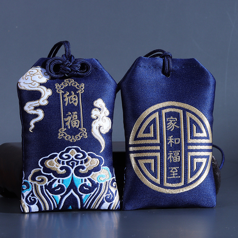 中国風のお守り香袋、祈願刺繍入り香袋、護身福袋、御守り、工場卸売|undefined