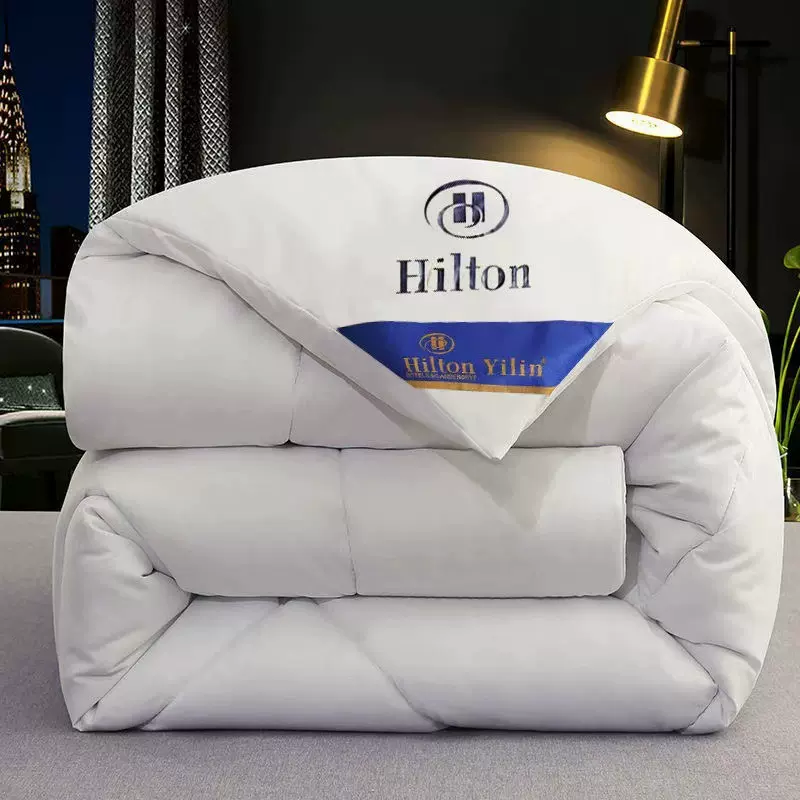 批发希尔顿酒店羽丝绒被加厚保暖冬被春秋被单人双人学生宿舍代发