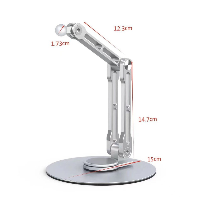 新便携屏显示器支架10工业触控屏17.3万向球头悬臂增高vesa75-100|undefined
