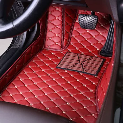 the Driver's Seat, Special Floor Mats, Ayaqaltılar (Kovriklər) - thickened-model-please-note-the-modelyear-or-inform-us-when-placing-an-order-main-driver-single-layer-burgundy-red