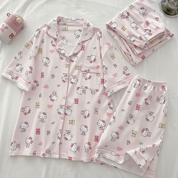 Hani KT Cat [short sleeves+shorts+trousers]
