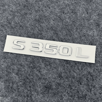 car emblem, rear – Car logo - standard-s350l-same-as-original-car-bright-silver