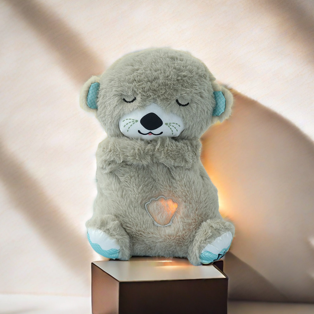 국경 간 호흡 곰 동물 작은 바다 수달  잠자는 인형 어린이 인형 진정 곰 봉제 장난감
