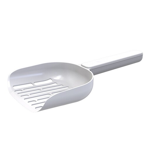 Cross-border new product color-matched cat litter shovel wholesale, durable and anti-break plastic cat litter shovel, cat poop shovel, litter scoop