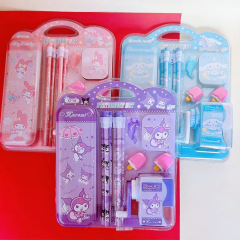 サンリオ文具セット 新かわいいクロメ文具箱 鉛筆削り ギフトボックス 子供文具 こどもの日ギフト