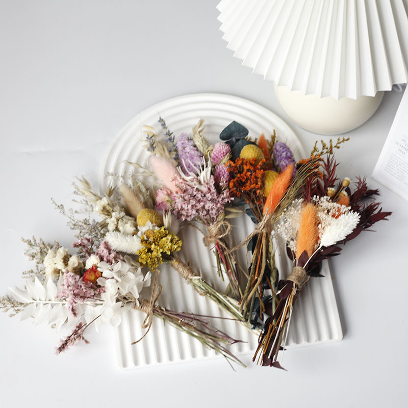教师节干花小花束迷你小花束墙面装饰墙上挂件背景墙墙饰贴墙