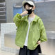Boys' Summer Hooded Sunscreen Coat Large Children's Sunscreen Coat Children's 2024 New Quick-drying UV Protection