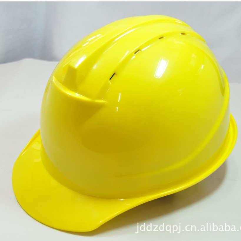 厂家供应“黄山”02款安全帽高品质进口ABS国标安全帽印字