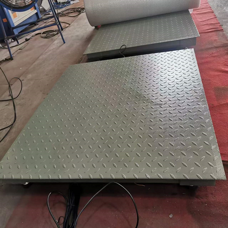 带RS232/485通讯串口平台秤 3000KG工业电子地磅 电磁阀控制磅秤