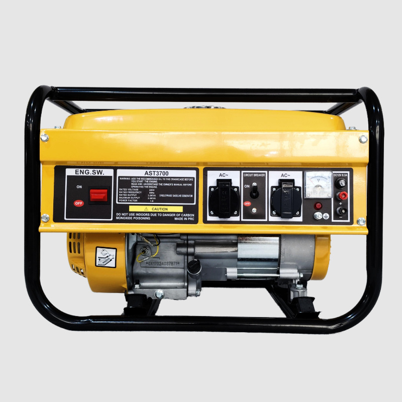 工厂直销汽油发电机组批发单相三相便携3kw户外静音发电机组配件