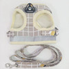 Vest -type reflective plaid dog dog chest strap suite breathable dog rope cat products explosion pet traction rope