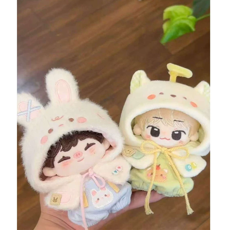 Trench coat, cotton set, cute doll, children's clothing, Birthday gift