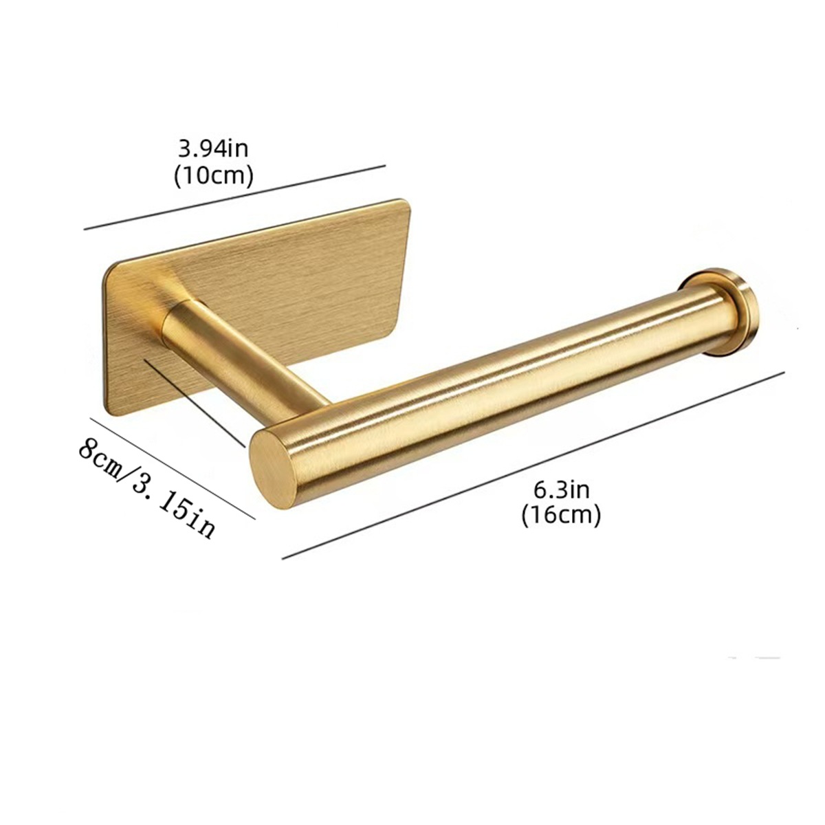 Sostenedor de tejido de acero inoxidable ponche-libre cocina servilleta titular de baño titular de papel higiénico