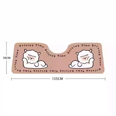 suitable for home use, semi-enclosed — Universal Foot Pad - upgraded-and-thickened-cartoon-lamb-shaped-foot-mat-with-a-continuous-back-pad