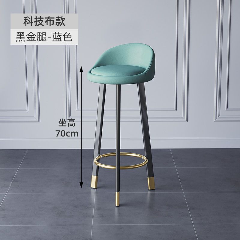 Fábrica directa nórdica silla de bar taburetes altos modernos simples cajero de la recepción respaldo de la silla elevadora de bar taburetes