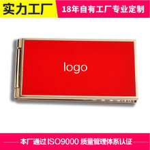 深圳工厂锌合金方形单面镜礼品赠送品补妆镜金属小镜子商务赠品