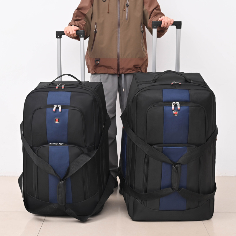 Extra-Large Trolley Bag, Large-Capacity Wheeled Travel Bag, Extra-Large Luggage Bag for Working Students, Overseas Air Shipping Bag