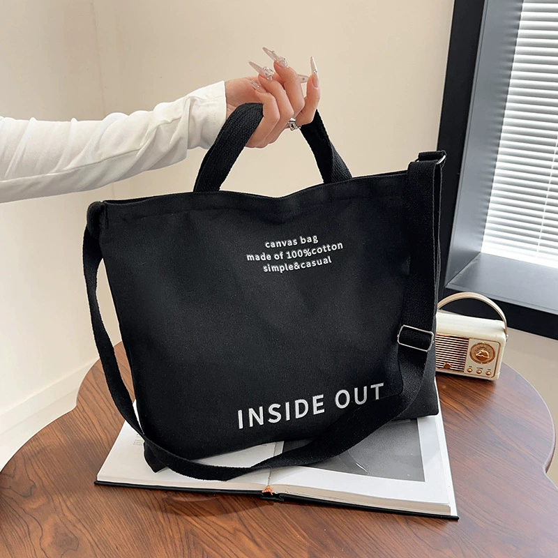 Shopping bag, capacious handheld and one-shoulder tote, 4 color options