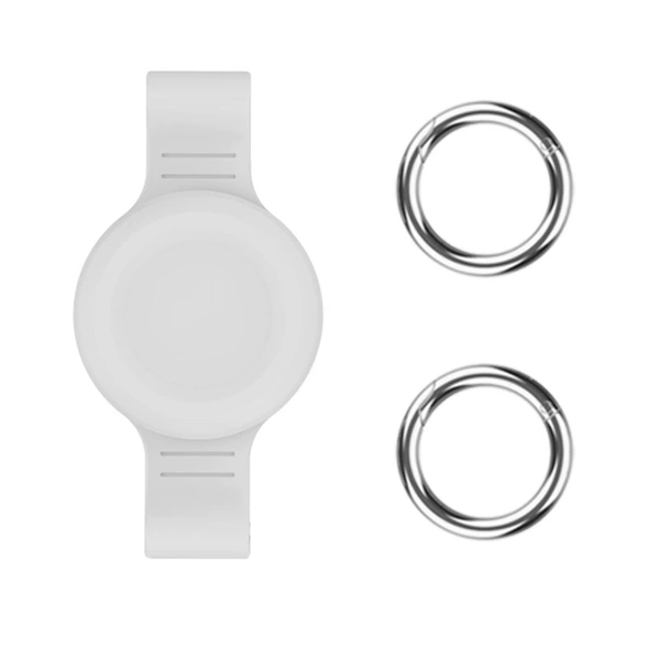 White*2 large round buckles