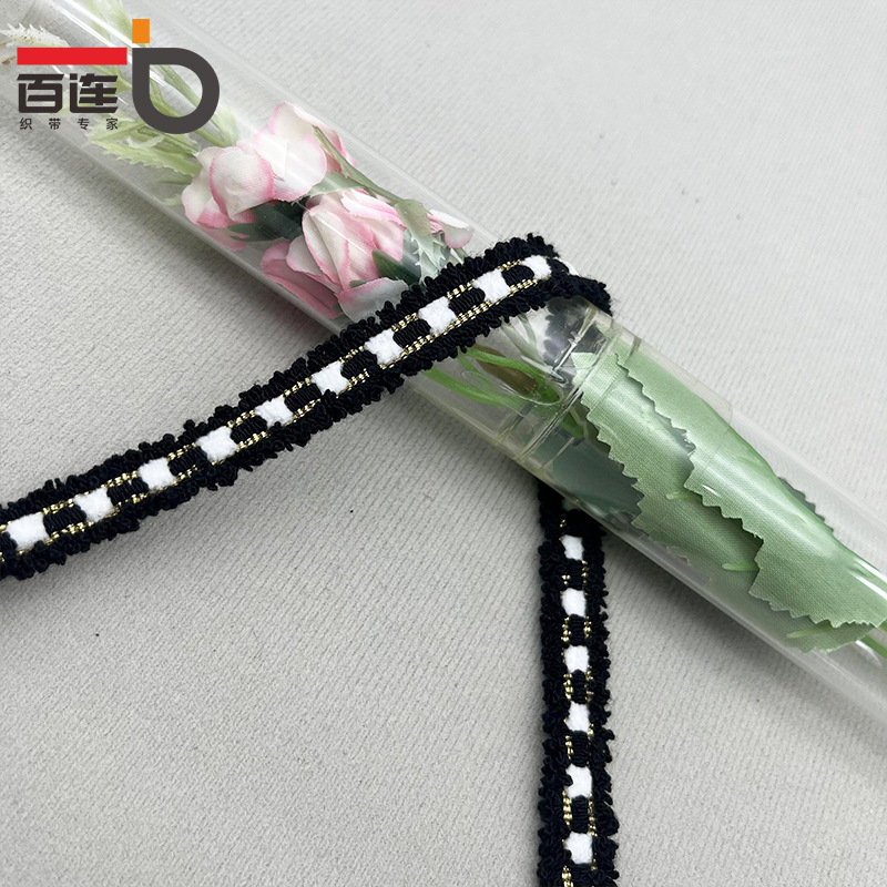 小香風流蘇金銀糸リボンレース編み歯ブラシセーター指導口装飾条手作りdiy補助材料|undefined