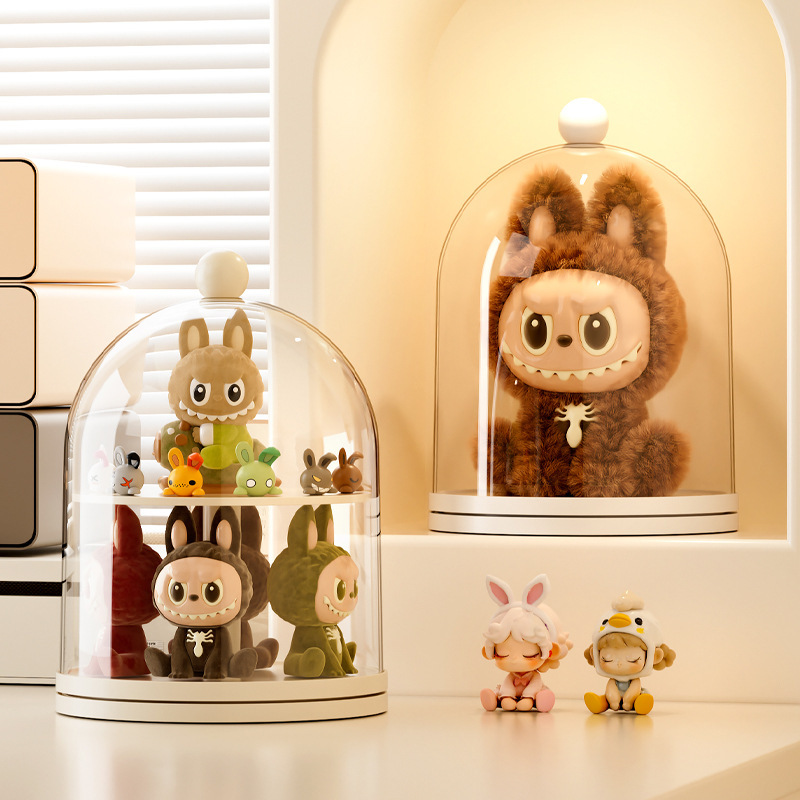 Bubu Blind Box Display Stand Box Storage Cabinet Transparent Dustproof Acrylic Hand-Made Toy Building Block Cabinet Bubble Mart