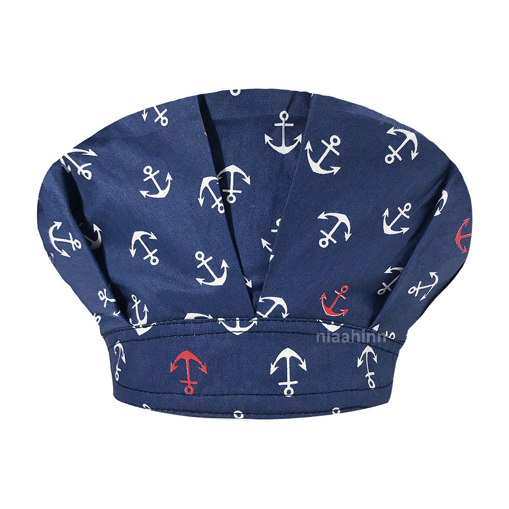 Tapa de operación directa de fábrica impresión femenina pequeño animal lindo sombrero de enfermera algodón salón de belleza odontología oral sombrero