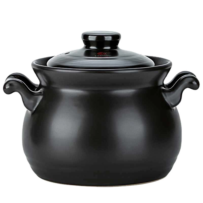 Kangshu High -temperature casserole large -capacity ceramic pot porridge boiled porridge pot, clear fire straight boiled soup pot, house stew cooker soup, sand pot