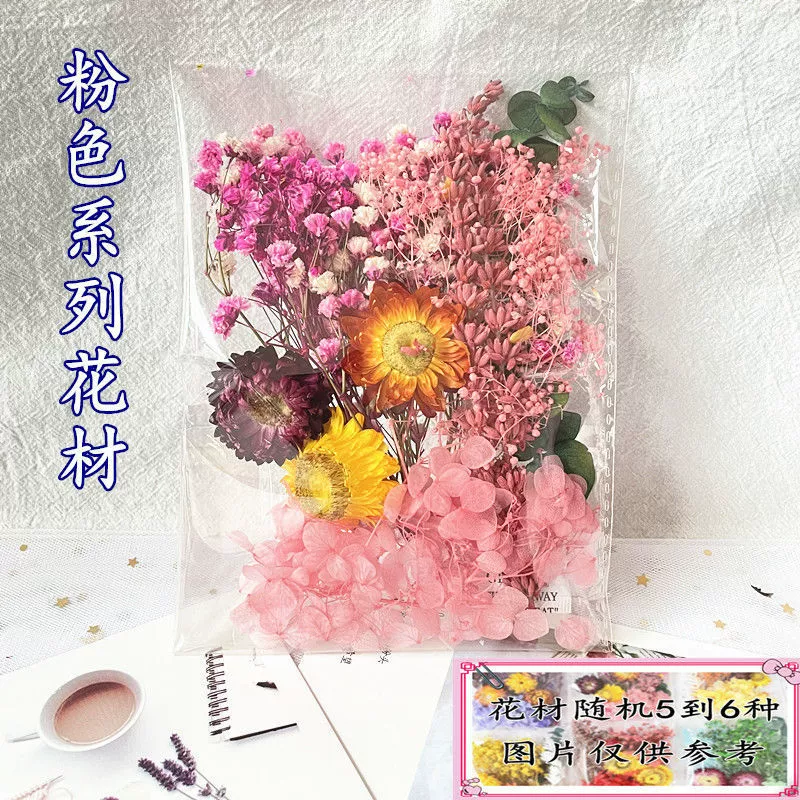 Materials set, postcard flower-shaped, handmade, bouquet, wholesale