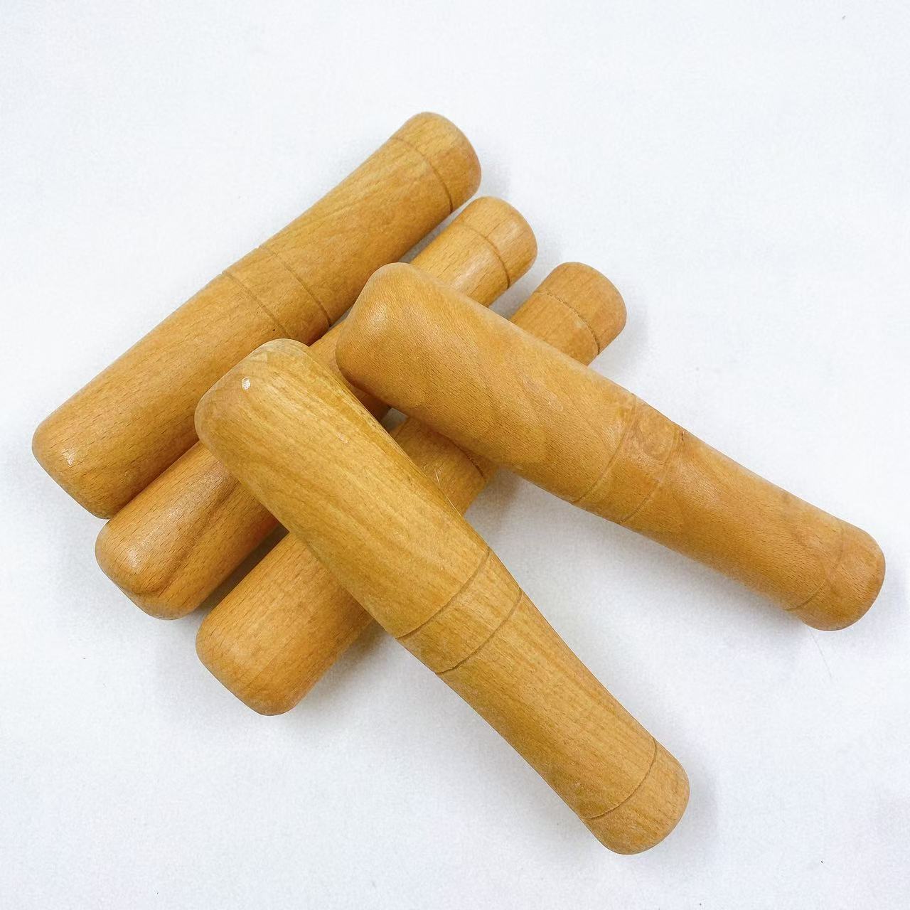 Martillo de ajo de haya, machacador de ajo, mango de mortero de ajo de madera, palo de ajo de madera maciza, tienda de dos yuanes al por mayor
