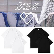 2PM2024快闪周边同款短袖T恤印花上衣服夏季棉打底衫男女打歌服