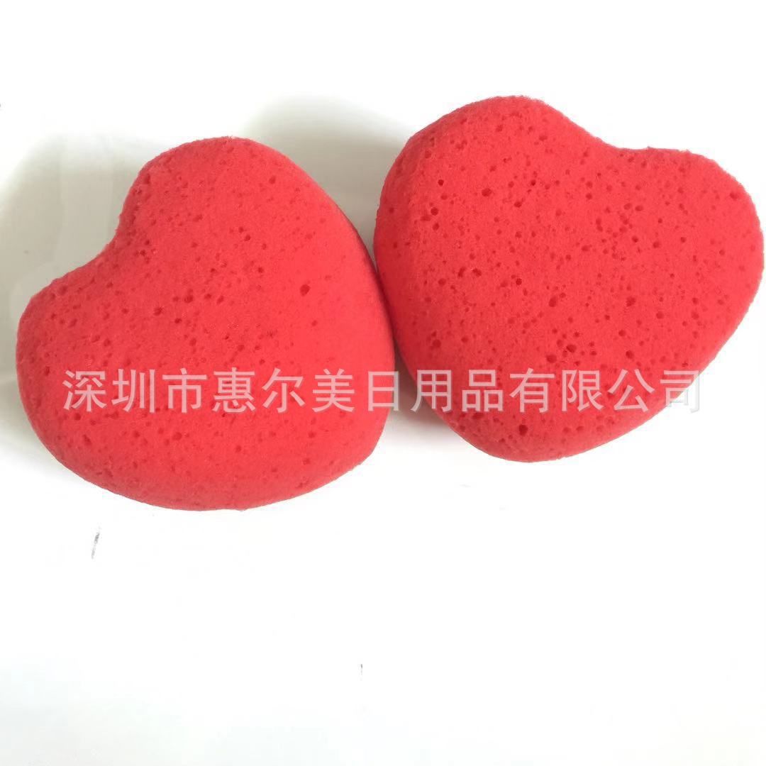 海绵擦粗孔绵汽车洗车绵 爱心沐浴粗孔棉批发陶瓷清洁绵