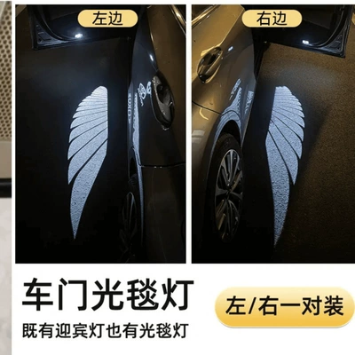 RX300 200, Other Automotive Exterior Supplies - car-door-light-mat-angel-wings-leftright-pair-set-es-2006-2026
