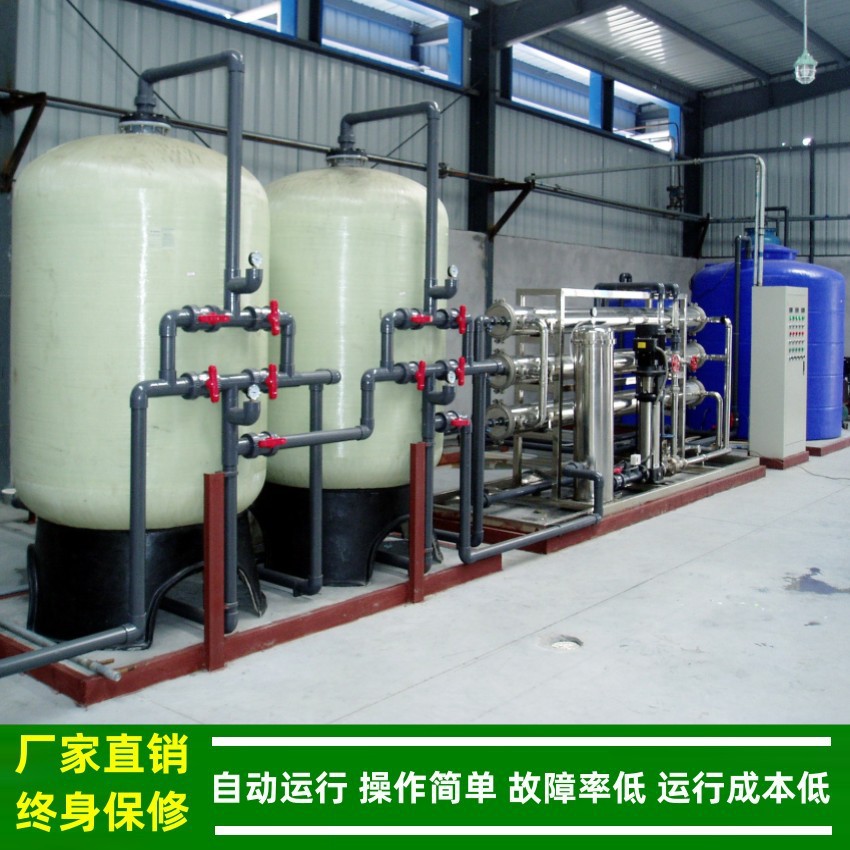RO反渗透系统_12吨每小时反渗透纯水设备_纯水生产设备绿健供应