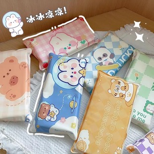 Cute Summer Ice Pillow Cartoon Water-Free Ice Pad Student Dormitory Cooling Pillow Adult Student Nap Pillow