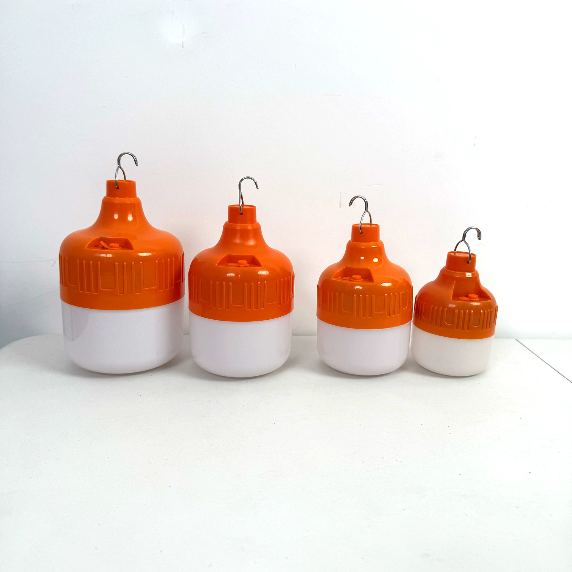 Прямые продажи с фабрики, светодиодный аварийный светильник, оранжевый перезаряжаемый светильник с крючком, стиль кемпинга, ночной рынок, портативное освещение, артефакт для ларька