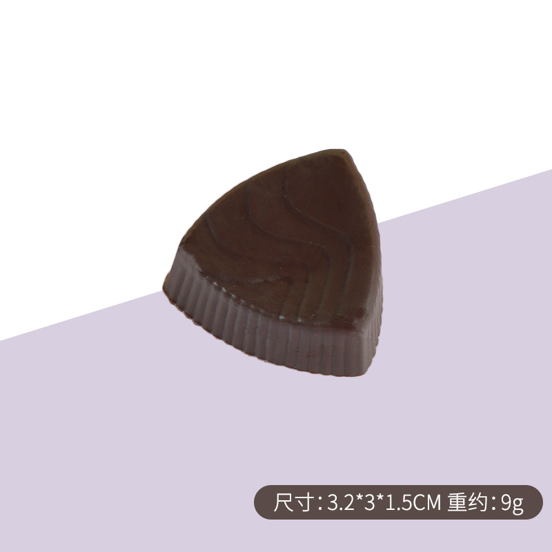 2022 nuevo PVC simulación chocolate apoyos modelo Dollhouse postre modelo ventana pantalla apoyos