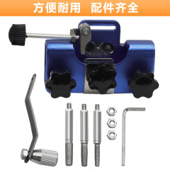 手動チェーン研ぎ器、チェーンクランプ、チェーン研ぎ器、ポータブル家庭用ハンドヘルド電動のこぎりチェーン研ぎツールの卸売