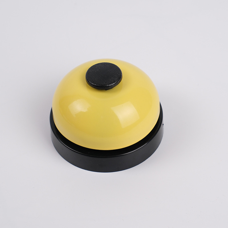 Juegos de mesa de juguetes de timbre de metal con espejo galvanizado botón de timbre plateado timbre de timbre de mano timbre de timbre de timbre de timbre de timbre