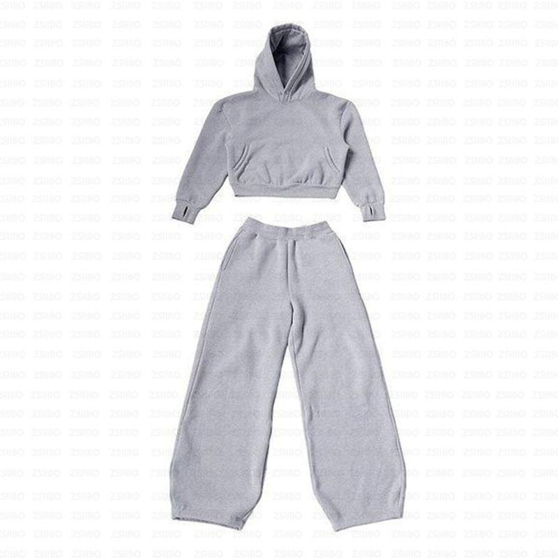 Nouveau pull tendance minimaliste de couleur unie avec un style décontracté à la mode et un sweat à capuche à col rond_voghion.com