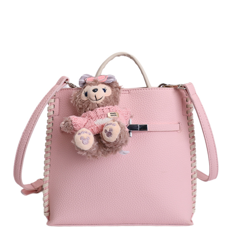 Bolso para mujeres 2026 nuevo estilo de alta calidad de moda tejida bolsa de mano alta textura versátil de viaje mochila de hombro